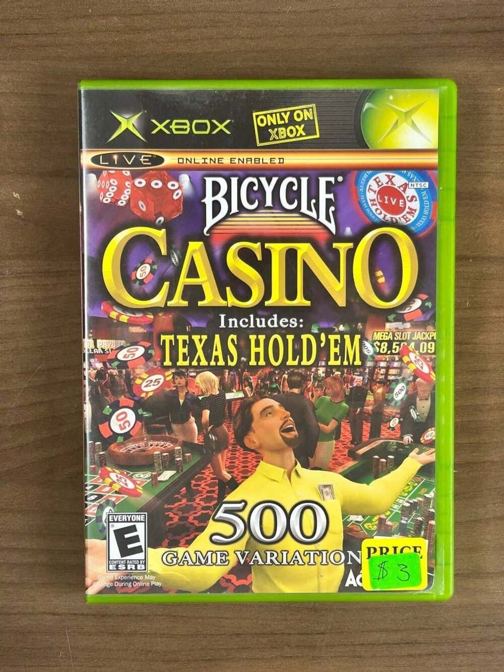 Bicycle Casino Original Xbox 2004 CIB w/ Manual Activision NTSC